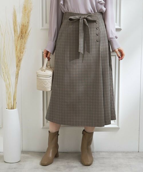 Couture Brooch / クチュールブローチ スカート | 【大人レディな着こなしに】ボタンデザインスカート | 詳細24
