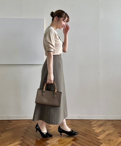 Couture Brooch / クチュールブローチ スカート | 【大人レディな着こなしに】ボタンデザインスカート | 詳細28