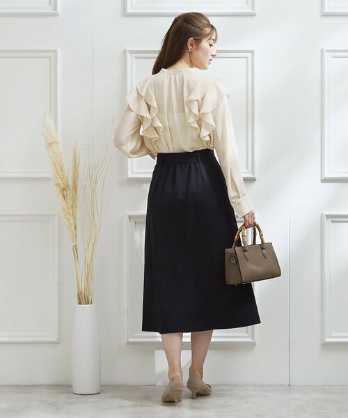 Couture Brooch / クチュールブローチ スカート | 【大人レディな着こなしに】ボタンデザインスカート | 詳細3