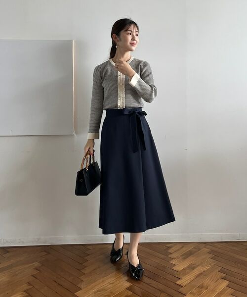 Couture Brooch / クチュールブローチ スカート | 【大人レディな着こなしに】ボタンデザインスカート | 詳細7