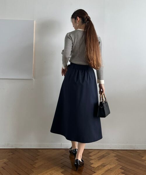 Couture Brooch / クチュールブローチ スカート | 【大人レディな着こなしに】ボタンデザインスカート | 詳細9