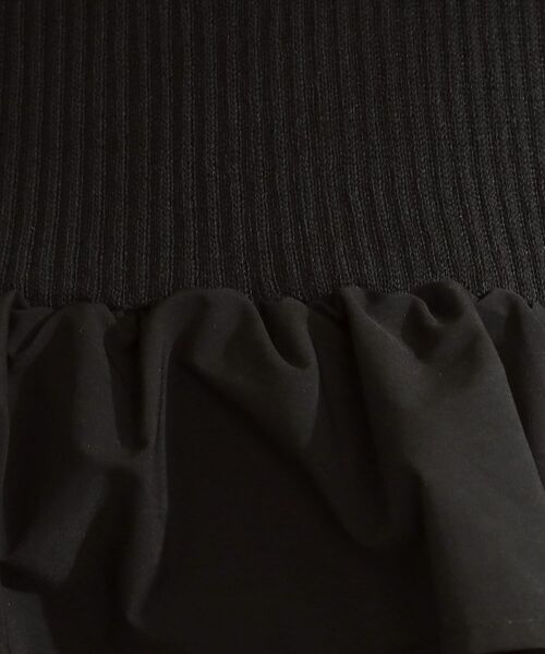 Couture Brooch / クチュールブローチ ニット・セーター | フリルドッキングリブチュニック | 詳細9