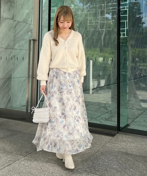 Couture Brooch / クチュールブローチ スカート | 【揺れるたび美しい】Winterオーガンフルールスカート | 詳細13
