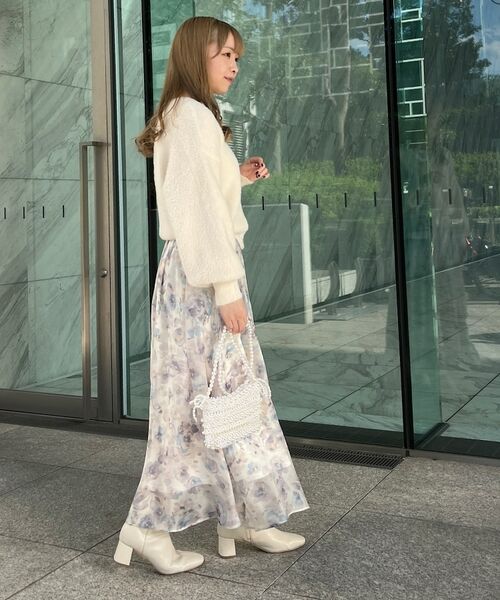 Couture Brooch / クチュールブローチ スカート | 【揺れるたび美しい】Winterオーガンフルールスカート | 詳細14