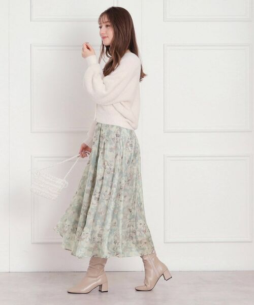 Couture Brooch / クチュールブローチ スカート | 【揺れるたび美しい】Winterオーガンフルールスカート | 詳細16
