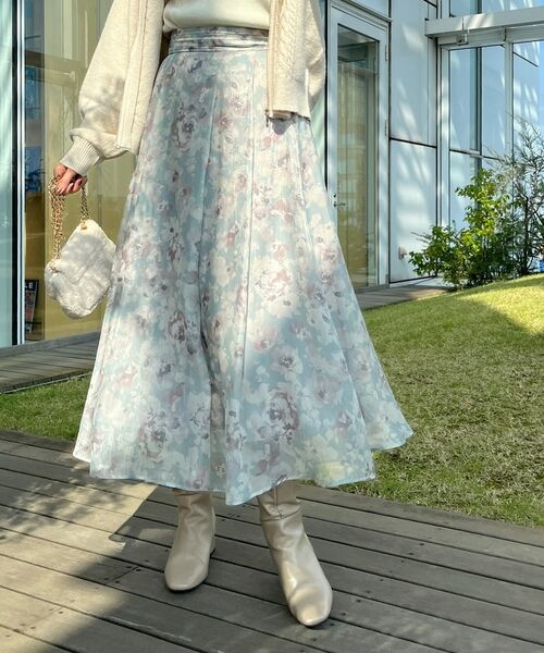 Couture Brooch / クチュールブローチ スカート | 【揺れるたび美しい】Winterオーガンフルールスカート | 詳細20