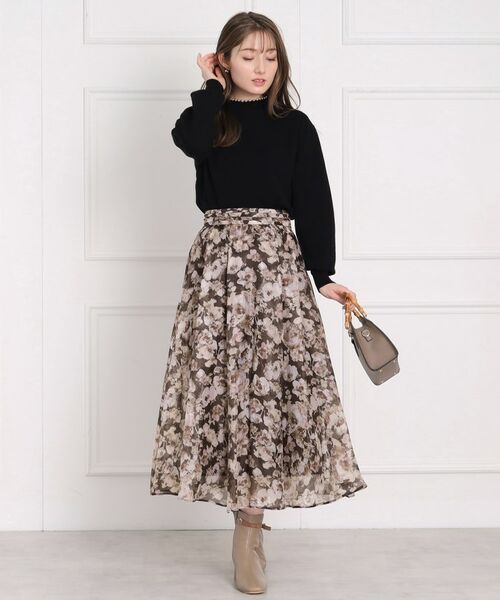 Couture Brooch / クチュールブローチ スカート | 【揺れるたび美しい】Winterオーガンフルールスカート | 詳細24