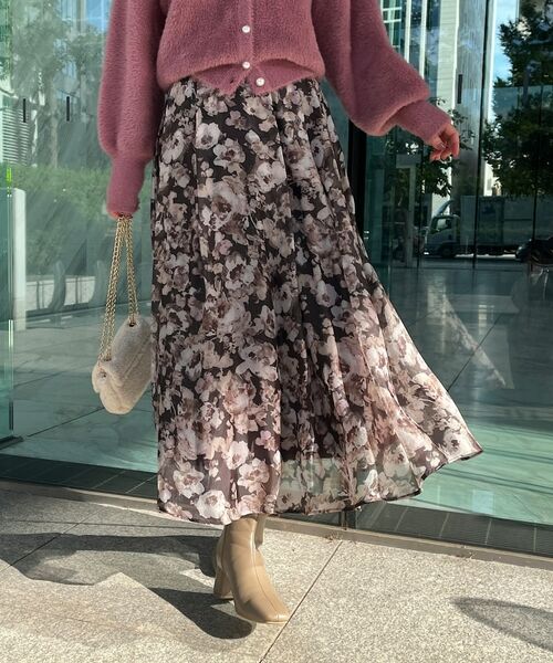 Couture Brooch / クチュールブローチ スカート | 【揺れるたび美しい】Winterオーガンフルールスカート | 詳細30