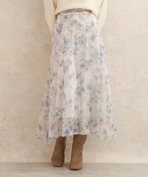 Couture Brooch / クチュールブローチ スカート | 【揺れるたび美しい】Winterオーガンフルールスカート | 詳細4
