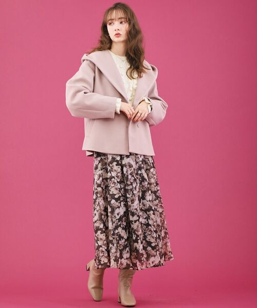 Couture Brooch / クチュールブローチ スカート | 【揺れるたび美しい】Winterオーガンフルールスカート | 詳細5
