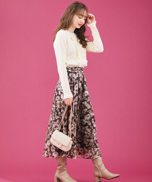 Couture Brooch / クチュールブローチ スカート | 【揺れるたび美しい】Winterオーガンフルールスカート | 詳細7