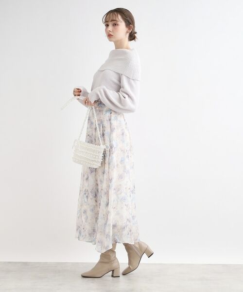 Couture Brooch / クチュールブローチ スカート | 【揺れるたび美しい】Winterオーガンフルールスカート | 詳細9