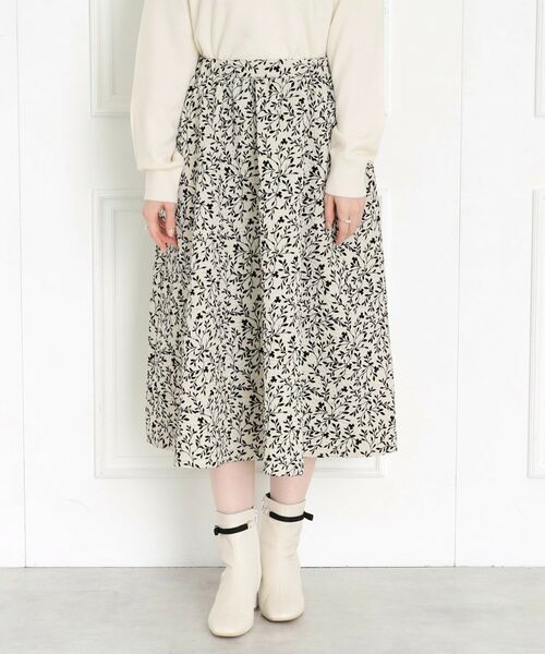 Couture Brooch / クチュールブローチ スカート | 凹凸フロッキースカート | 詳細12
