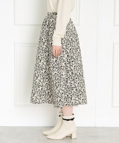 Couture Brooch / クチュールブローチ スカート | 凹凸フロッキースカート | 詳細13