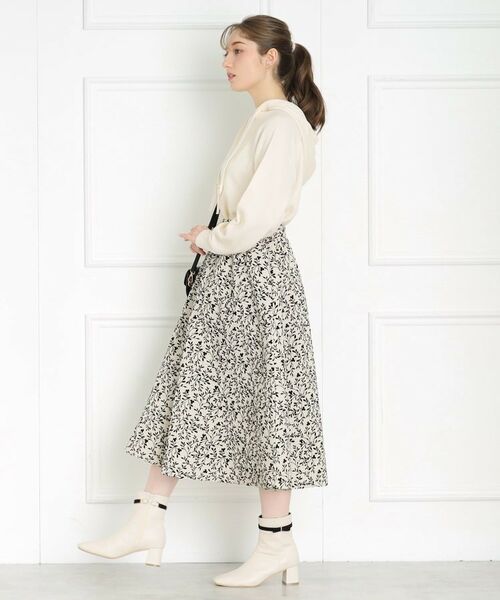 Couture Brooch / クチュールブローチ スカート | 凹凸フロッキースカート | 詳細5