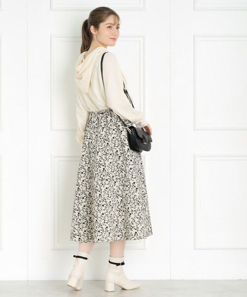 Couture Brooch / クチュールブローチ スカート | 凹凸フロッキースカート | 詳細6