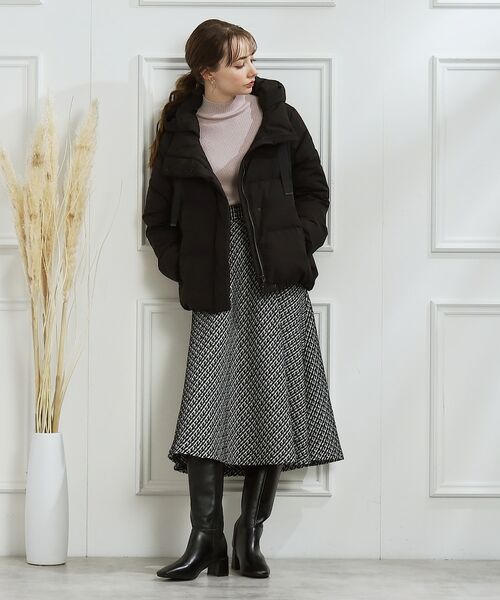 Couture Brooch / クチュールブローチ スカート | 【秋冬ムードが高まる】ミックスツイードフレアースカート | 詳細21