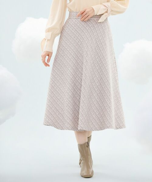 Couture Brooch / クチュールブローチ スカート | 【秋冬ムードが高まる】ミックスツイードフレアースカート | 詳細9