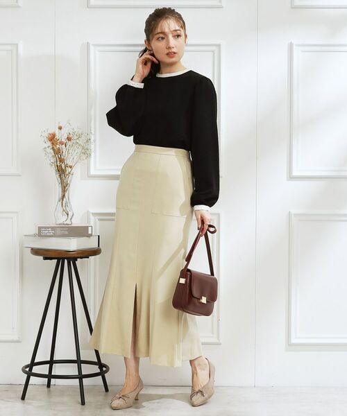 Couture Brooch / クチュールブローチ スカート | ベーカー風ポケットマーメイドスカート | 詳細7