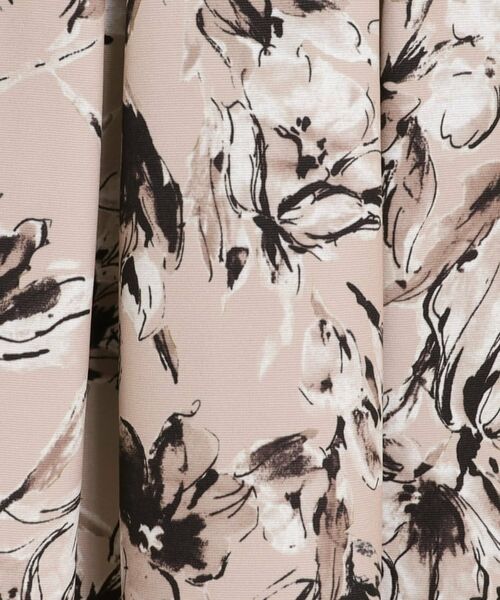 Couture Brooch / クチュールブローチ スカート | 【オトナの着映えスカート】グログランフラワープリントスカート | 詳細23