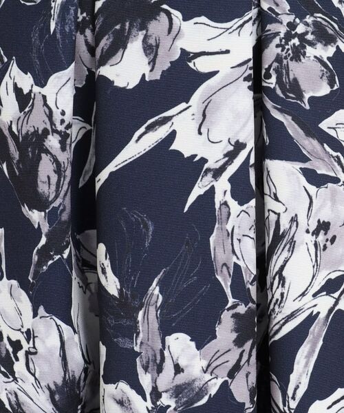 Couture Brooch / クチュールブローチ スカート | 【オトナの着映えスカート】グログランフラワープリントスカート | 詳細24