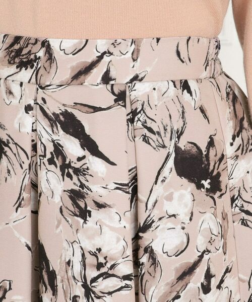 Couture Brooch / クチュールブローチ スカート | 【オトナの着映えスカート】グログランフラワープリントスカート | 詳細25