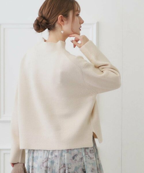 Couture Brooch / クチュールブローチ ニット・セーター | 【ゆるふわっと大人可愛い】ヤクライクハイネックニット | 詳細3