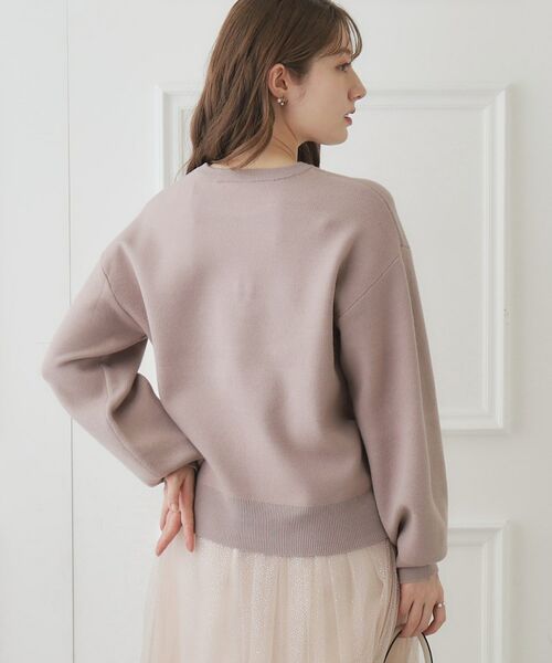 Couture Brooch / クチュールブローチ ニット・セーター | ビジューロゴニット | 詳細19