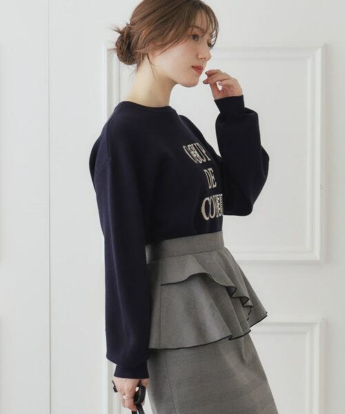 Couture Brooch / クチュールブローチ ニット・セーター | ビジューロゴニット | 詳細28