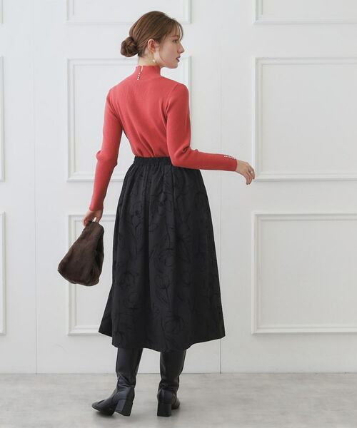 Couture Brooch / クチュールブローチ スカート | フラワーフロッキープリントスカート | 詳細3