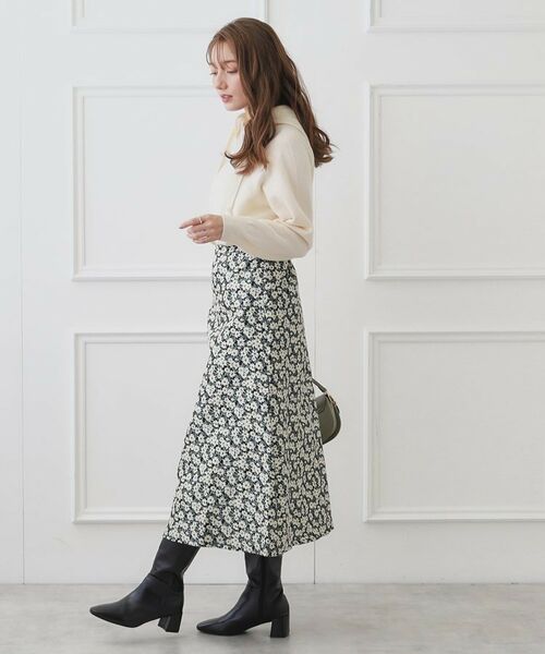 Couture Brooch / クチュールブローチ スカート | フラワーJQフレアスカート | 詳細2