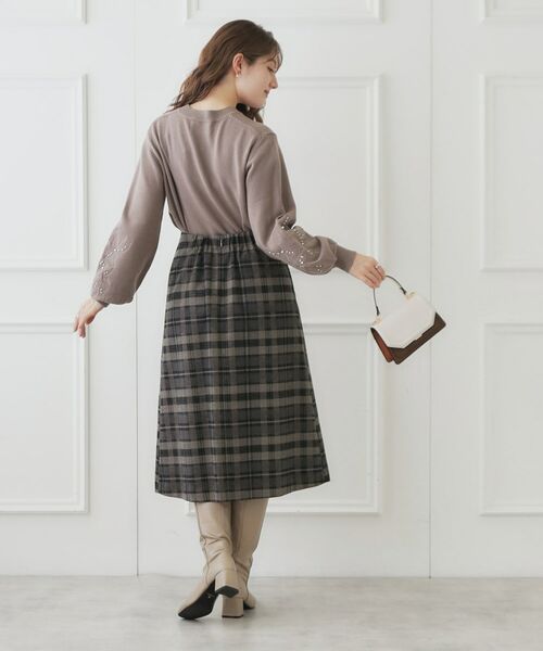 Couture Brooch / クチュールブローチ スカート | 合皮ベルト付Aラインスカート | 詳細3