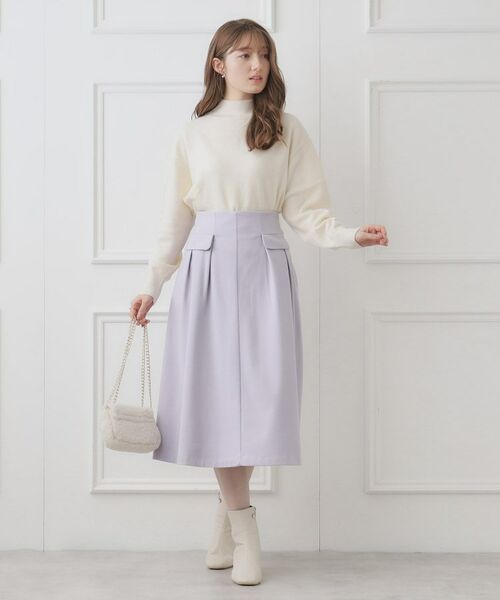 Couture Brooch / クチュールブローチ スカート | 【ふっくら冬素材】起毛ツイルフレアスカート | 詳細18