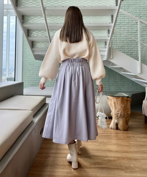 Couture Brooch / クチュールブローチ スカート | 【ふっくら冬素材】起毛ツイルフレアスカート | 詳細22