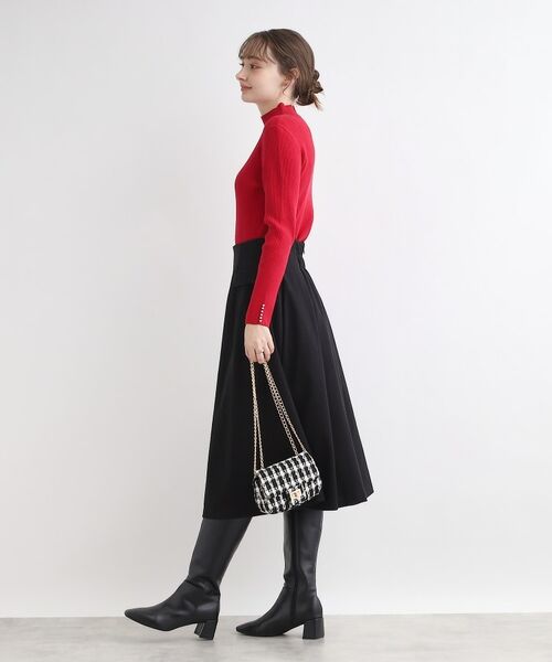 Couture Brooch / クチュールブローチ スカート | 【ふっくら冬素材】起毛ツイルフレアスカート | 詳細5