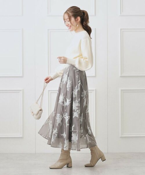 Couture Brooch / クチュールブローチ スカート | フロッキーオーガンフルールスカート | 詳細19