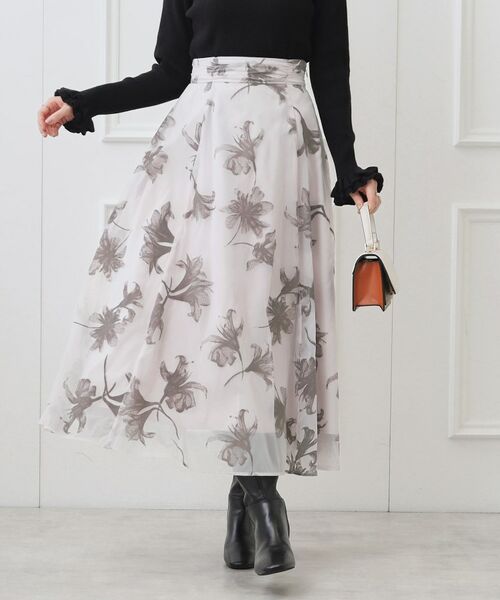 Couture Brooch / クチュールブローチ スカート | フロッキーオーガンフルールスカート | 詳細4