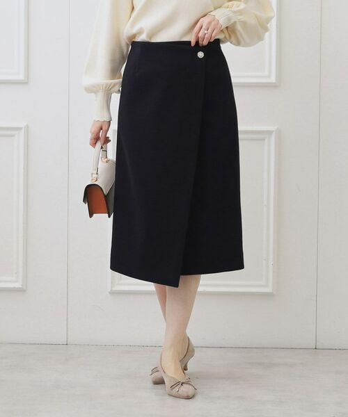 Couture Brooch / クチュールブローチ スカート | メルジャージラップ風スカート | 詳細11