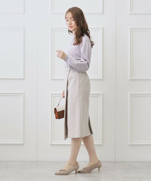 Couture Brooch / クチュールブローチ スカート | メルジャージラップ風スカート | 詳細2