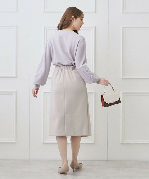 Couture Brooch / クチュールブローチ スカート | メルジャージラップ風スカート | 詳細3