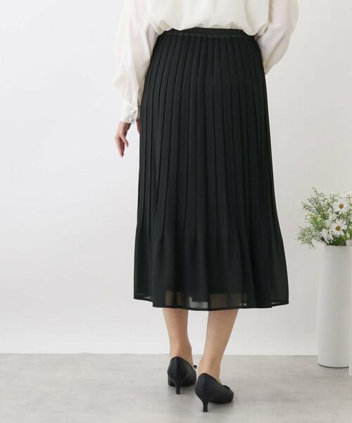 Couture Brooch / クチュールブローチ スカート | 【セレモニーシーン/ONOFF兼用】シフォンプリーツスカート | 詳細16