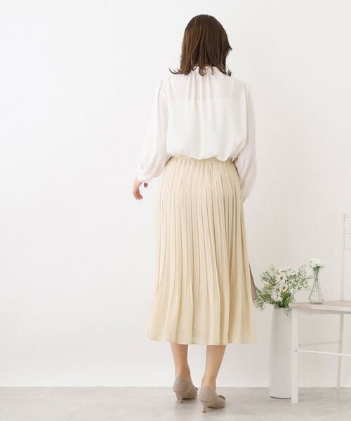 Couture Brooch / クチュールブローチ スカート | 【セレモニーシーン/ONOFF兼用】シフォンプリーツスカート | 詳細4