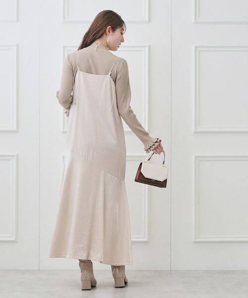 Couture Brooch / クチュールブローチ ニット・セーター | バックフェイクパール袖口フリルハイネックニット | 詳細22