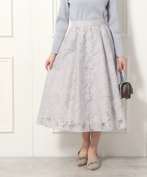 Couture Brooch / クチュールブローチ スカート | 【2024春新作】オパールフラワースカート | 詳細10