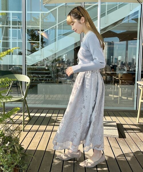 Couture Brooch / クチュールブローチ スカート | 【2024春新作】オパールフラワースカート | 詳細14