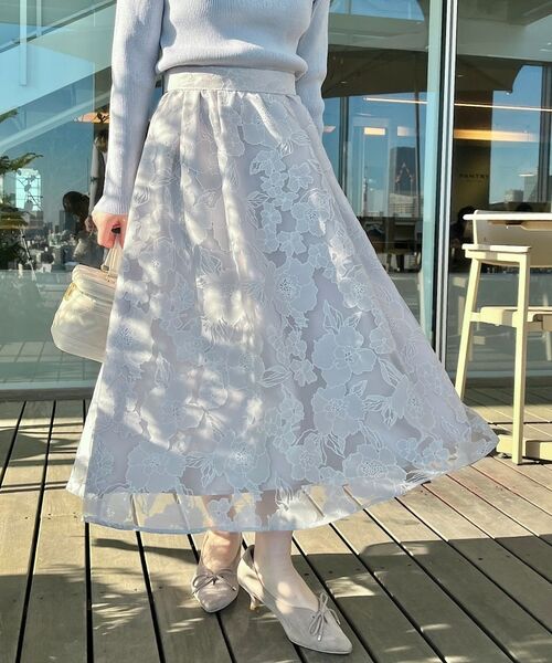 Couture Brooch / クチュールブローチ スカート | 【2024春新作】オパールフラワースカート | 詳細15