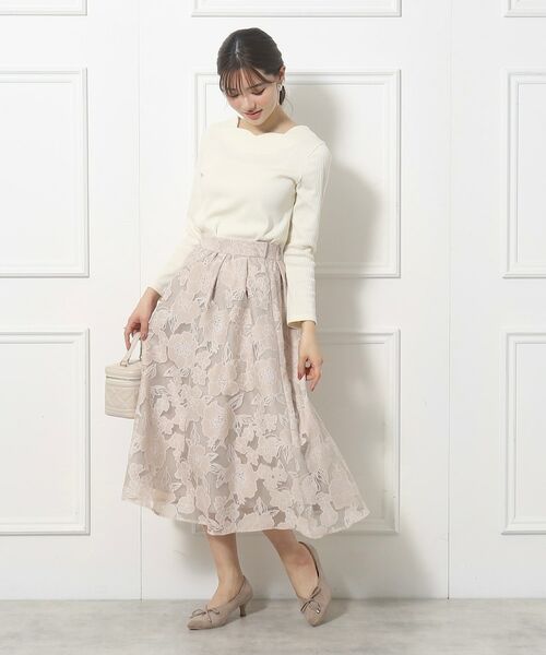 Couture Brooch / クチュールブローチ スカート | 【2024春新作】オパールフラワースカート | 詳細23