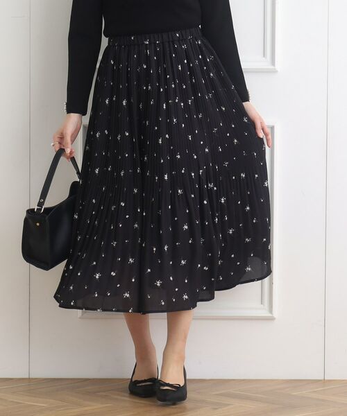 Couture Brooch / クチュールブローチ スカート | 花柄プリーツスカート | 詳細1