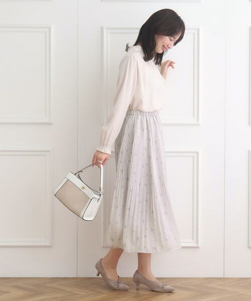 Couture Brooch / クチュールブローチ スカート | 花柄プリーツスカート | 詳細12