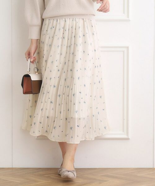 Couture Brooch / クチュールブローチ スカート | 花柄プリーツスカート | 詳細15